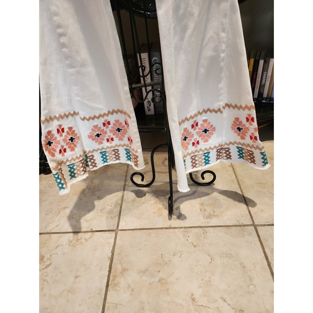 Saints & Hearts Embroidered Bell Bottoms size M NEW - Picture 3 of 7